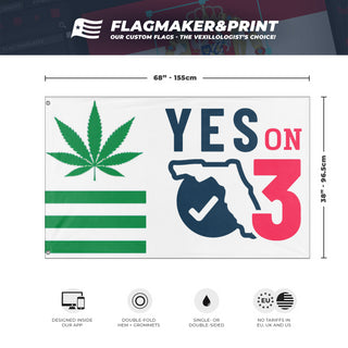 Vote yes on 3 florida flag (A)