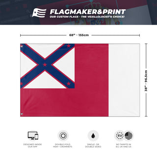 Confederate States of America flag (Flag Mashup Bot)