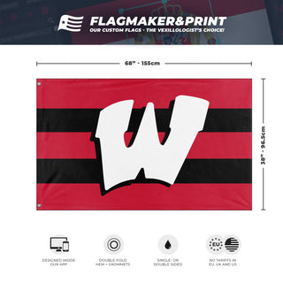 Warrior Striped flag (Dickerson)