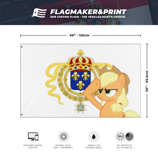 Quebec nouvelle france applejack flag (Ginette)