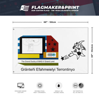 The Grand Duchy of MAG-V Grand Land flag (Mateo Alessandro Gomez-Villalta)