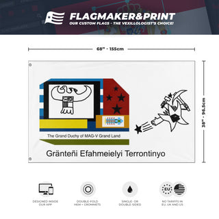 The Grand Duchy of MAG-V Grand Land  flag (Mateo Alessandro Gomez-Villalta)