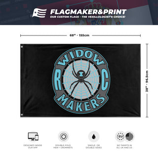 Widow Makers flag (Redbone)