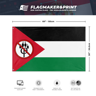 Palestinian Anti-Furry flag (Ahmed )