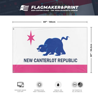 New Canterlot Republic flag (Moonatik)