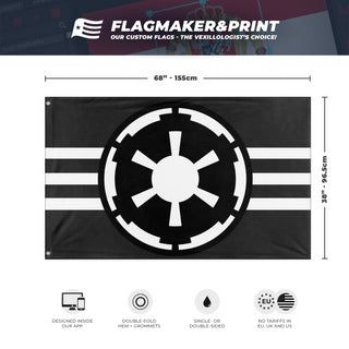 The Galactic Empire flag (Leonard the Nerd)