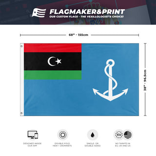 Naval Ensign flag (Libya)