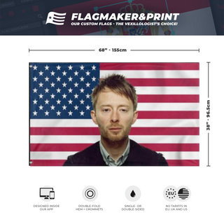 Thom Yorke flag (Jacob Rappaport)
