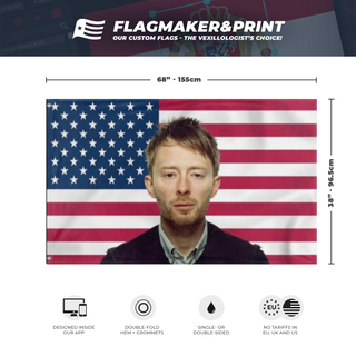 Thom Yorke flag (Jacob Rappaport)