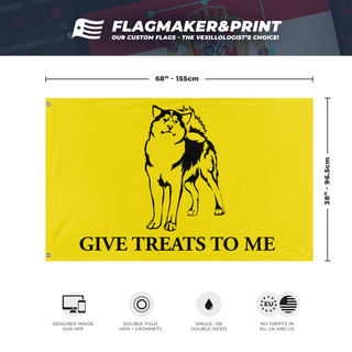 Treats! flag (Dog you will give treats to)