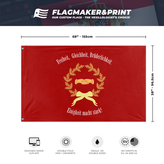 SPD Flag 1863 flag (Conaugh Dwyer)