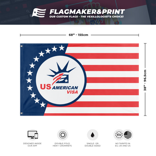 US American Visa flag (Melvin Morales)