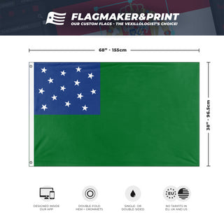 14 Star Green Mount Boys (Vermont) flag (EA)