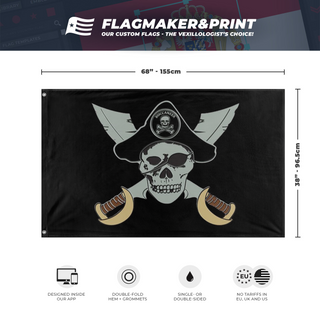 Bravo Company Buccaneers flag (Ryan Greif)