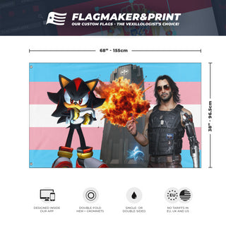 transgender hot topic wannabe flag (Bluegumballsonova)