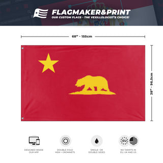 California People's Republic flag (DT)
