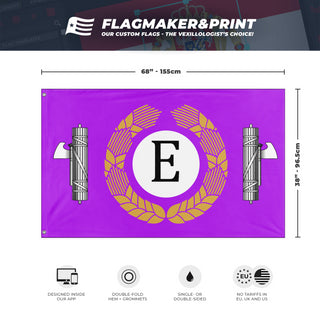 Flag of Edgeria flag (Edgar Esparza Cardona)