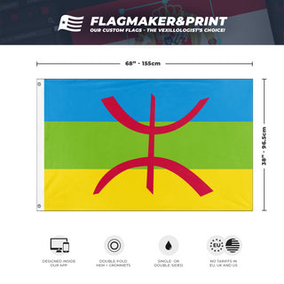 Berber Amazigh flag (Maya)