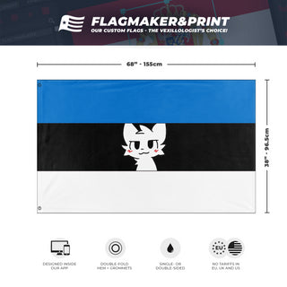 Estonian boykisser flag (Mercury)