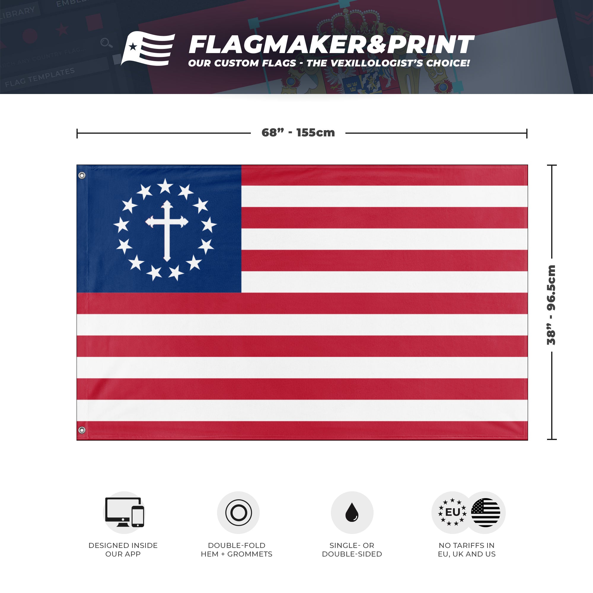 christian-betsy-ross-flag-donald-trump-flagmaker-print for Free Printable Betsy Ross Flag Christian Betsy Ross flag (Donald Trump) – Flagmaker & Print for Free Printable Betsy Ross Flag