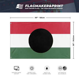 Hungarian Uprising 1956 flag (DT)