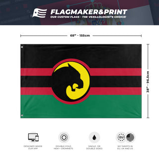 Fascist Wakanda fictional flag (DT)