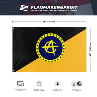 Anarcho-Capitalist European Union  flag (DT)