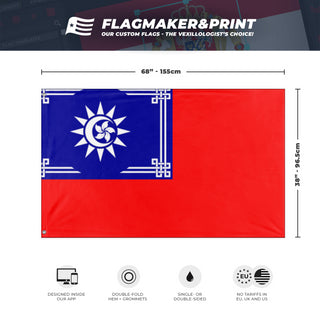 Anti CCP flag China Revolution flag (DT)