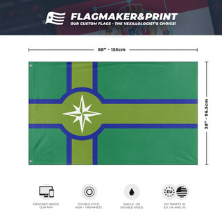 Kingdom of Norrlond flag (Gabon Pepper)