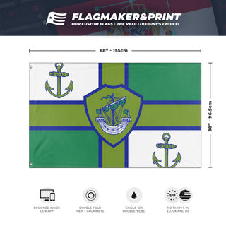 Naval  Norrlond flag (Gabon Pepper)