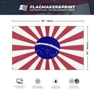 Japanese Pacific States Axis Victory WW2 flag (DT)