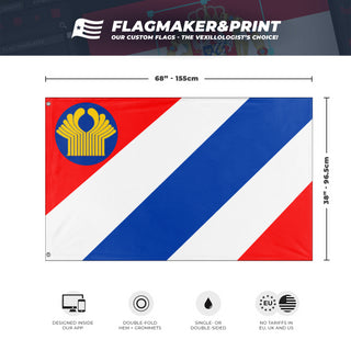 Commonwealth of Independent States (CIS) flag (DT)
