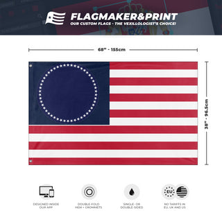 50 star Betsy Ross  flag (DT)