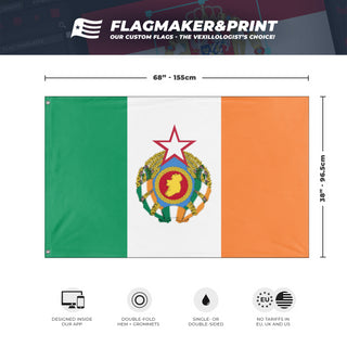 Peoples Republic of Ireland  flag (DT)