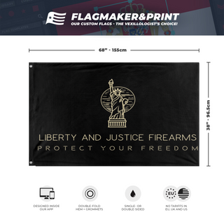 Liberty and justice flag (Landon George )