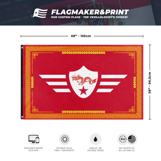 Paladonia air force flag (the ocean channel)