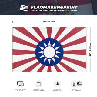 Japanese puppet state of China flag (DT)