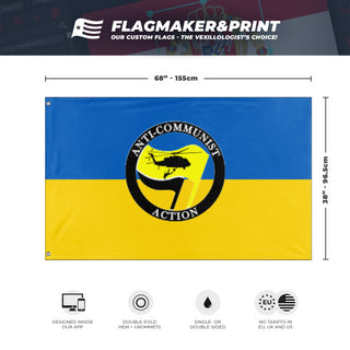 Anti-Communist Action Ukriane flag (DT )