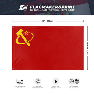 USSR Federation flag (Zhdanov)