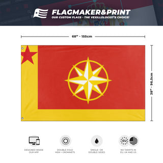 North Atlaintic People's Organizations   flag (DT)