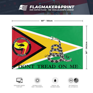 Guyana Anti-communist Action  flag (DT)