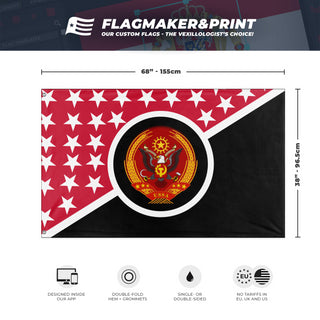 Fully United Syndicalist America flag (Lenerd The Nerd)