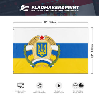 Ukraine People's Republic flag (DT)