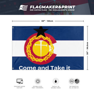 Come and take it Colorado  flag (DT)