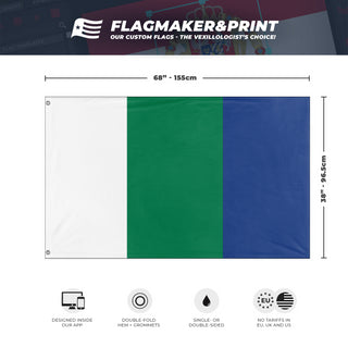 Acadian Dominion flag (Boss Hog)