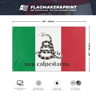 Italy Gadsden  flag (DT)