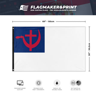 Christo-Communism flag (a person online)