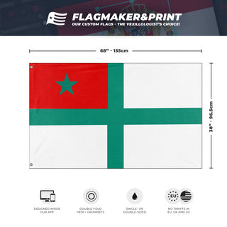 Cretan Italy  flag (Flag marker print)