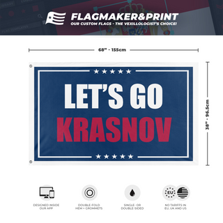 Let's go Krasnov flag (Irishmen)