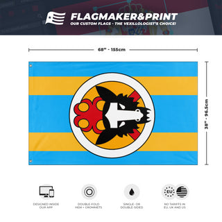 Northumbria Vikings flag (A S)